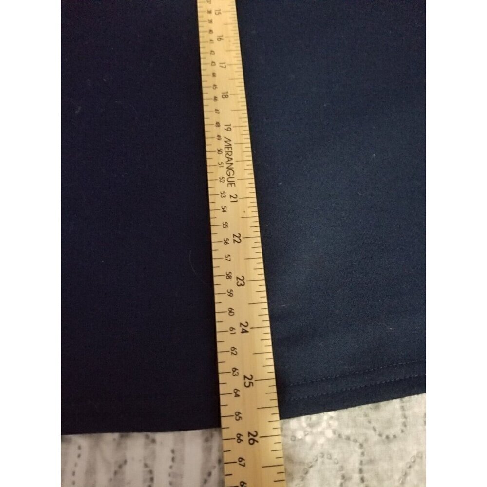 Como Vintage Navy Striped Flare Sleeves 1x - Picture 5 of 5